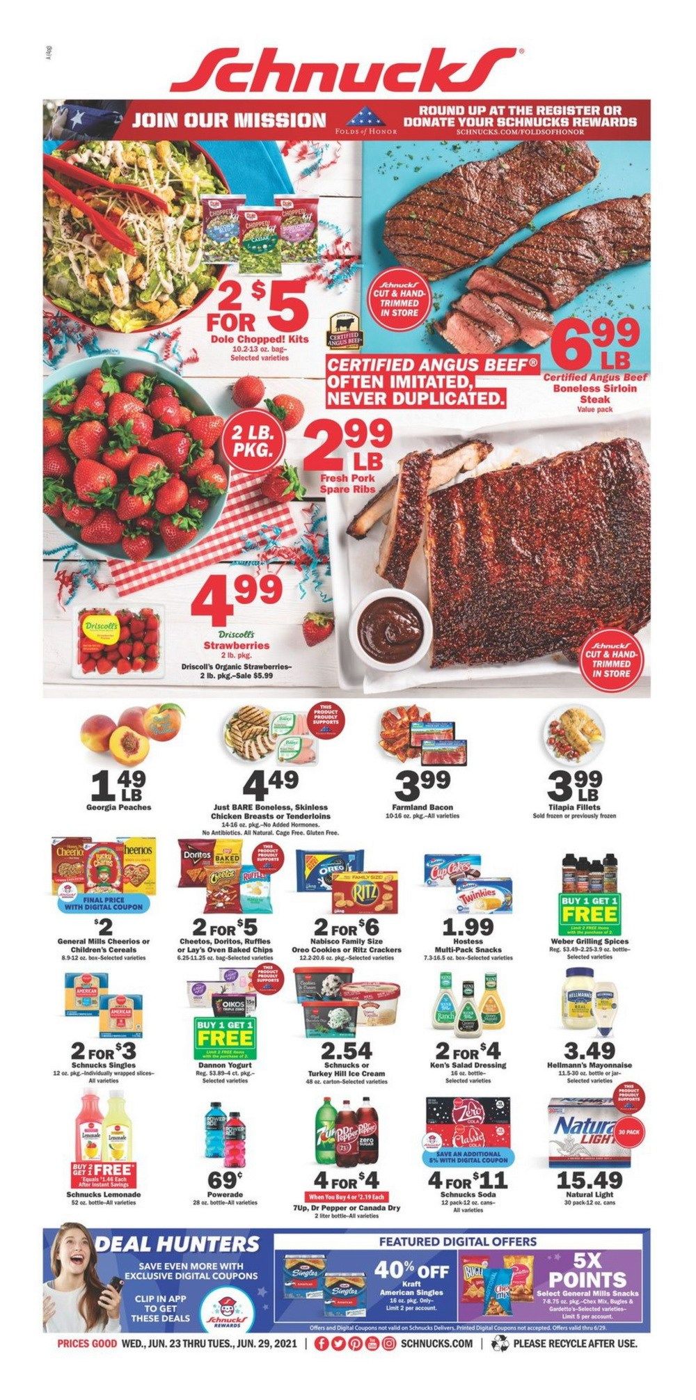 Schnucks Weekly Ad June 23 June 29, 2021
