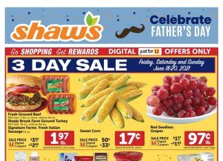 Shaw’s Weekly Ad Jun 18 – Jun 24, 2021
