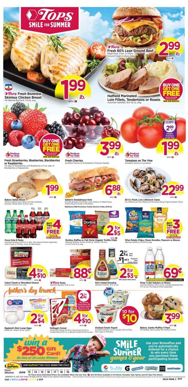 Tops Weekly Ad Jun 13 Jun 19, 2021