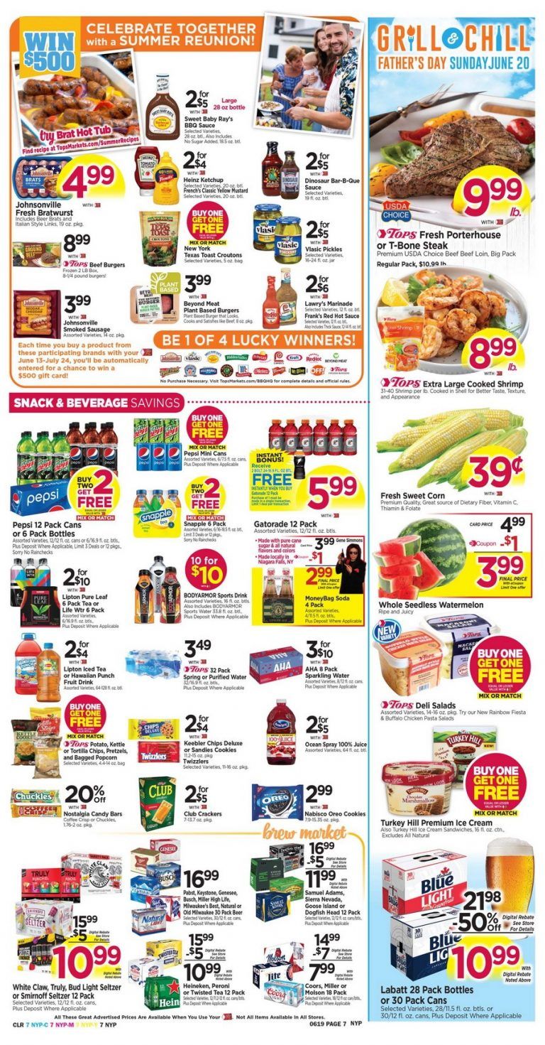 Tops Weekly Ad Jun 13 Jun 19, 2021