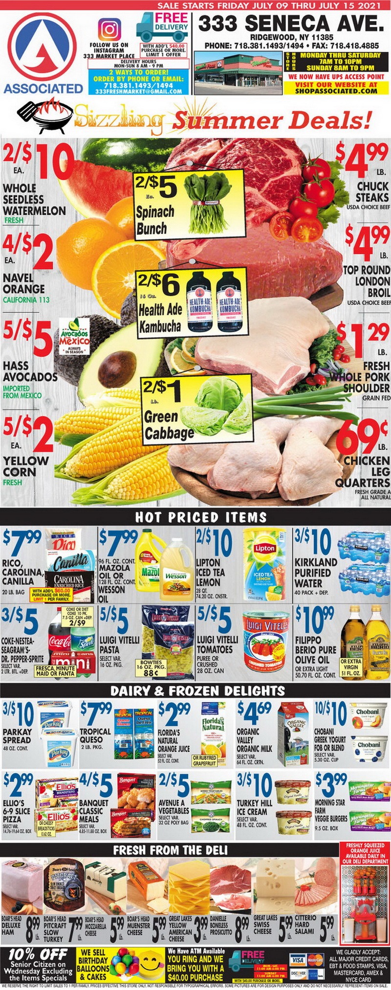 Associated Supermarkets Weekly Ad July 09 July 15, 2021
