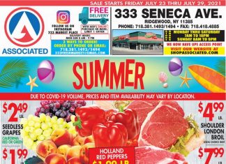 Associated Supermarkets Weekly Ad July 23 – July 29, 2021