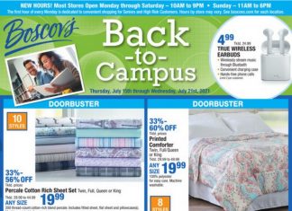 Boscov’s Weekly Ad July 15 – July 21, 2021