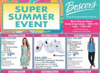 Boscov’s Weekly Ad July 22 – July 28, 2021