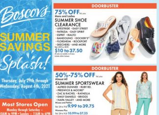 Boscov’s Weekly Ad Jul 29 – Aug 04, 2021