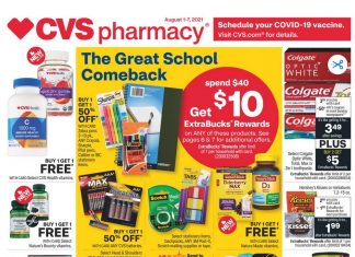CVS Weekly Ad Aug 01 – Aug 07, 2021