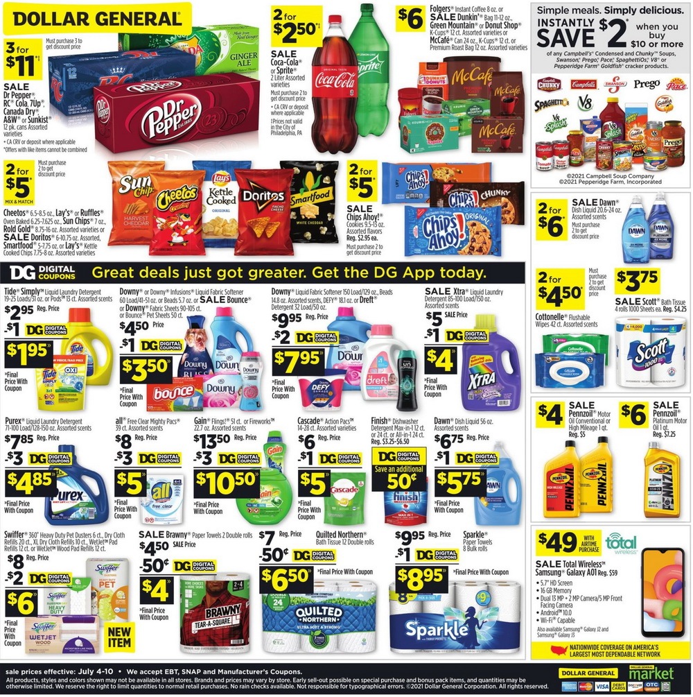 Dollar General Weekly Ad July 04 July 10, 2021