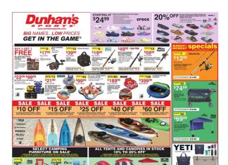 Dunham’s Sports Weekly Ad July 10 – July 15, 2021