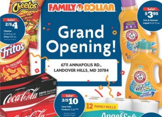 Family Dollar Grand Opening Specials July 15 – July 18, 2021
