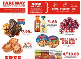 Fareway Weekly Ad July 20 – July 26, 2021