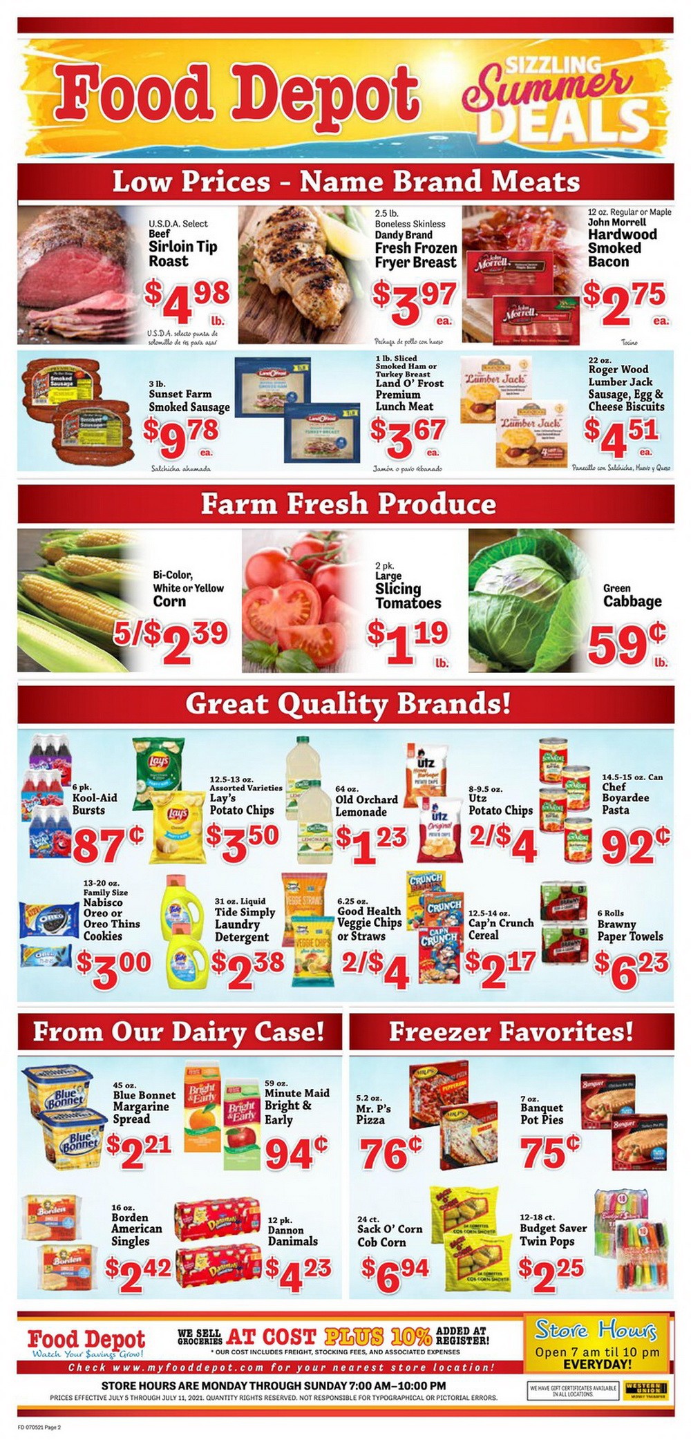 Food Depot Weekly Ad July 05 July 11, 2021