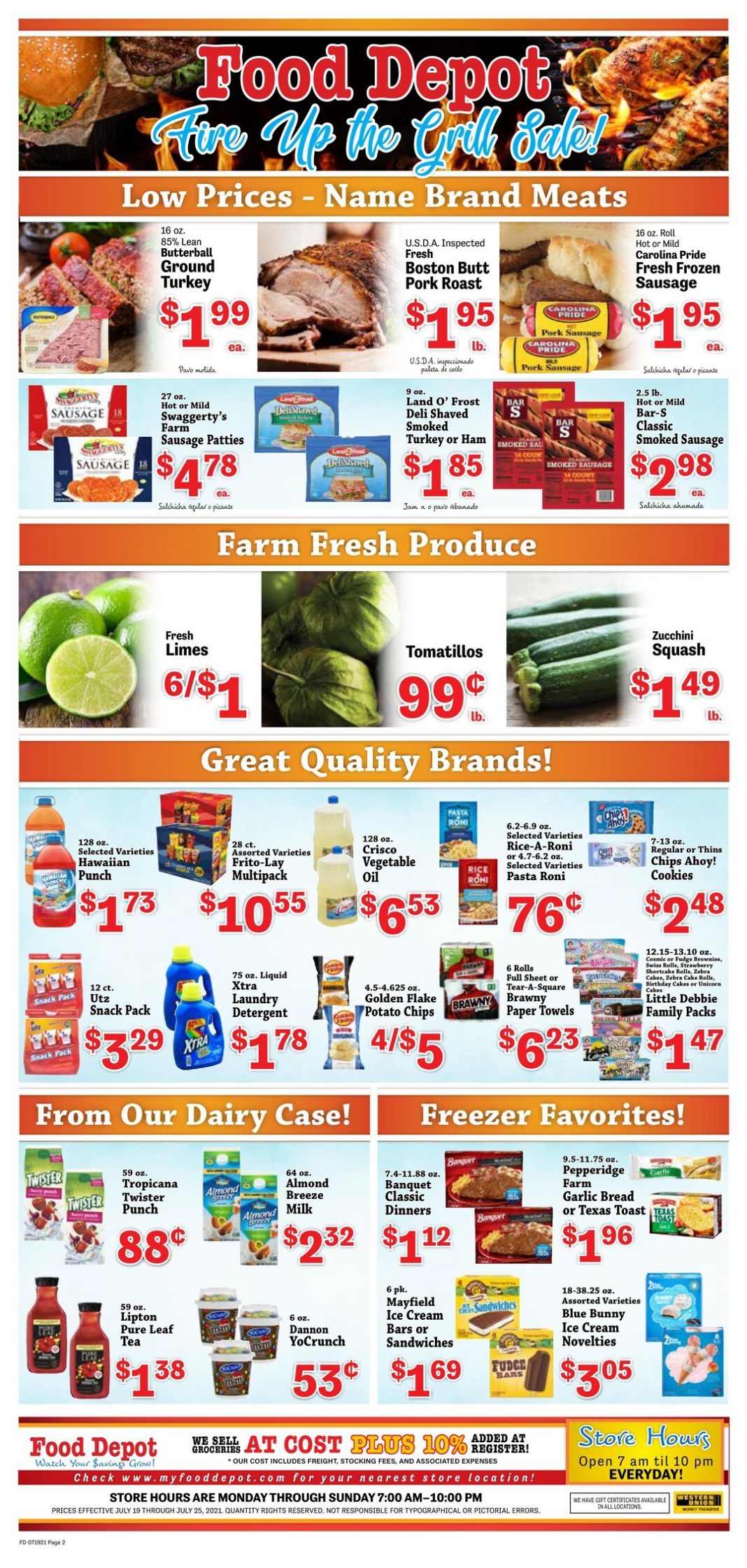 Food Depot Weekly Ad July 19 July 25, 2021