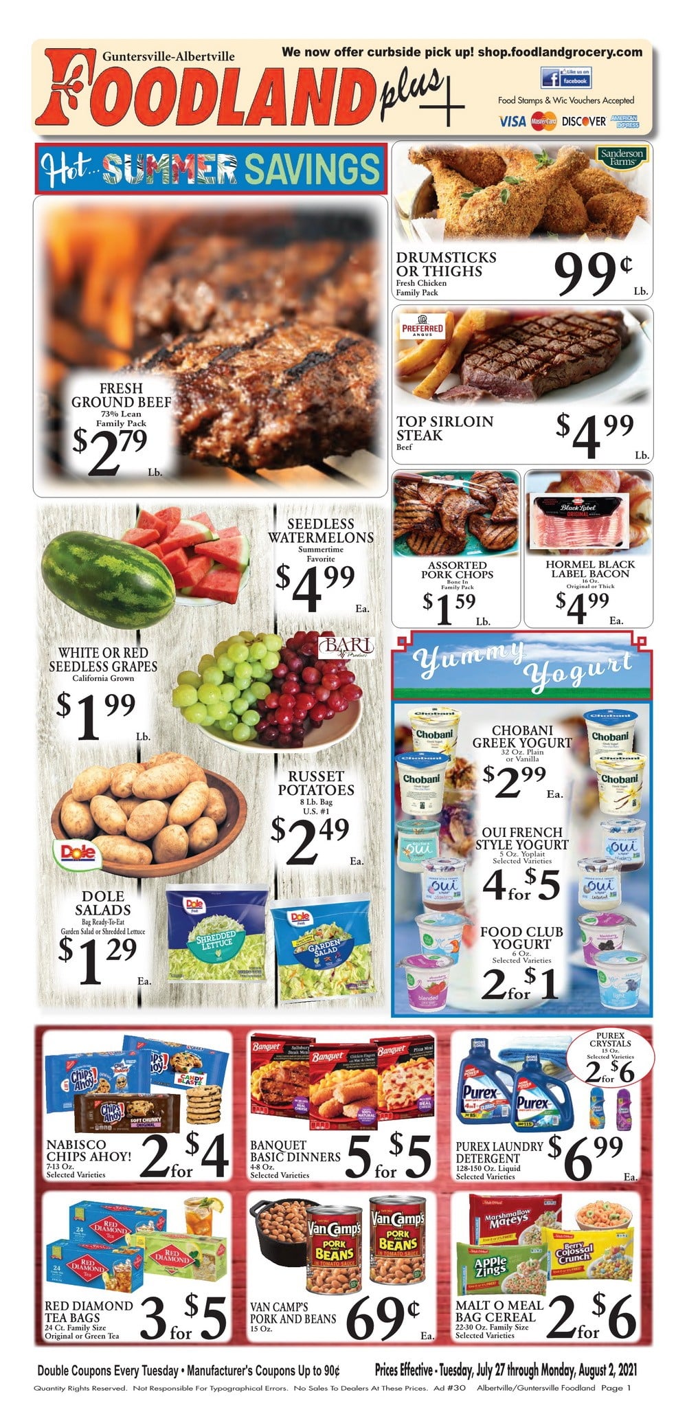 Foodland(US) Weekly Ad Jul 27 Aug 02, 2021