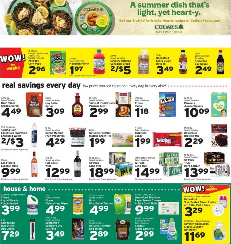 Hannaford Weekly Ad Aug 01 Aug 07, 2021