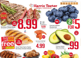 Harris Teeter Weekly Ad Jul 28 – Aug 03, 2021