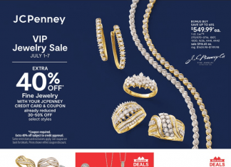 JCPenney VIP Jewelry Sale Jul 01 – Jul 07, 2021