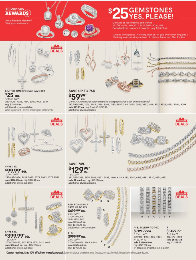 JCPenney VIP Jewelry Sale Jul 01 – Jul 07, 2021