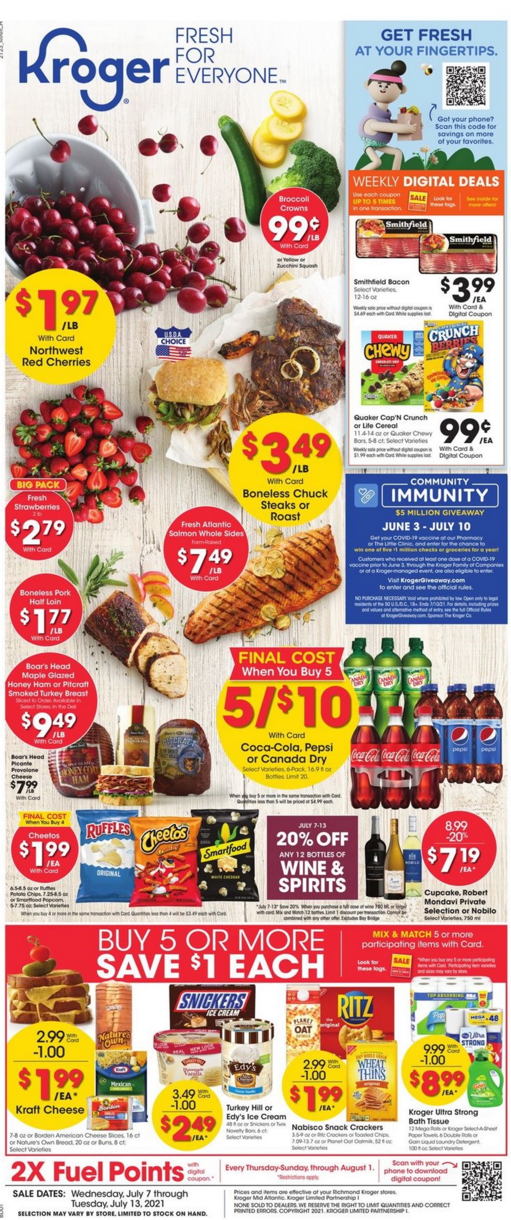 Kroger Weekly Ad Jul 07 Jul 13, 2021