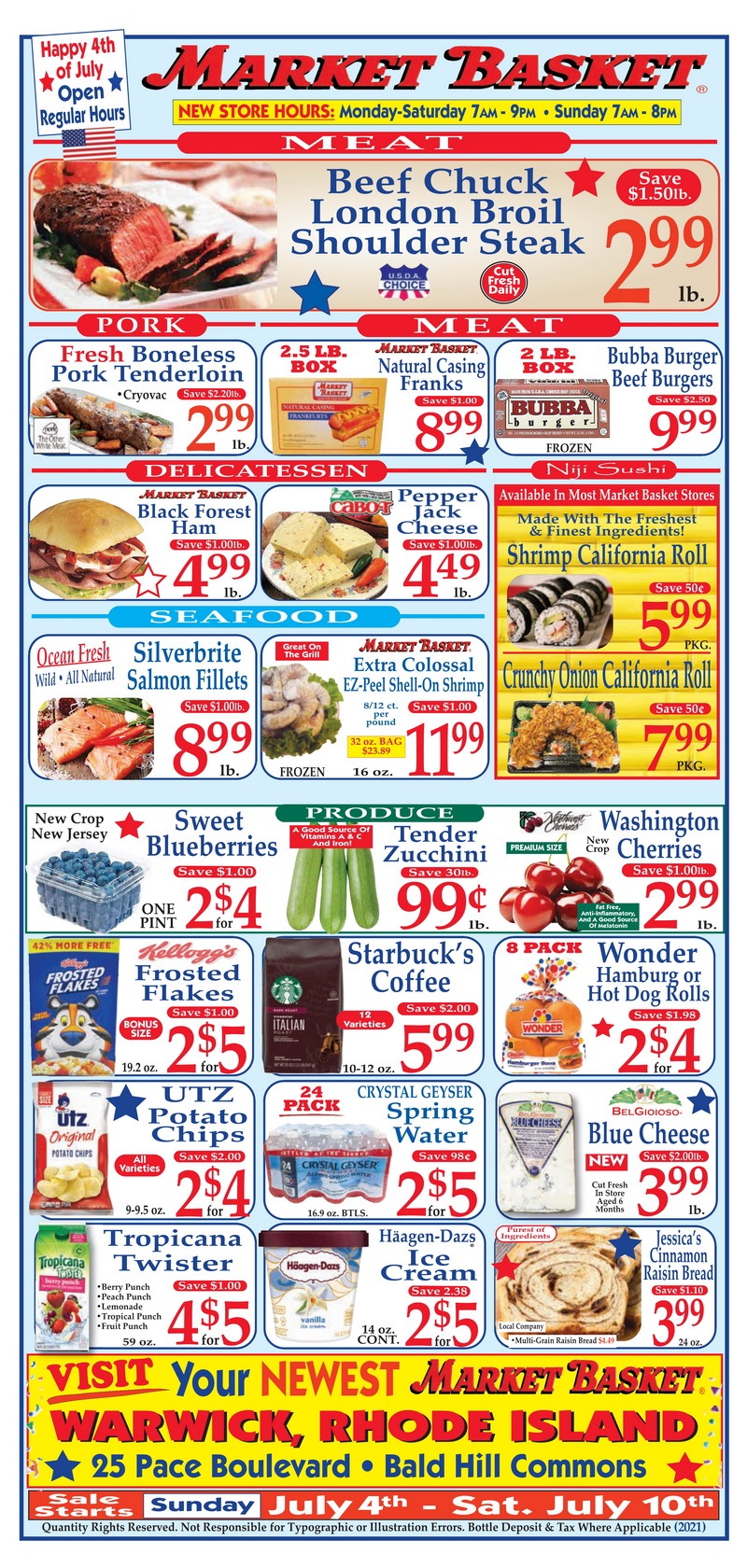 Market Basket Weekly Flyer July 04 July 10, 2021