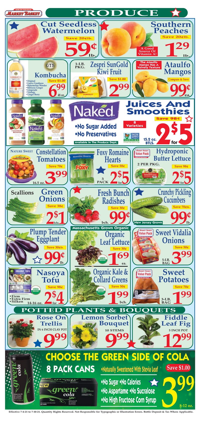 Market Basket Weekly Flyer July 04 July 10, 2021