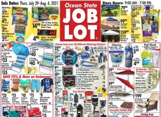 Ocean State Job Lot Weekly Ad Jul 29 – Aug 04, 2021