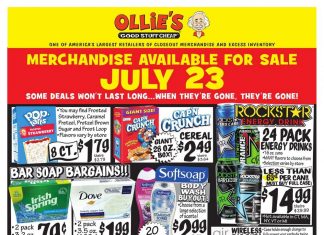 Ollie’s Weekly Ad Jul 23 – Aug 04, 2021