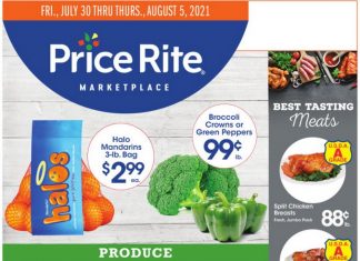 Price Rite Weekly Ad Jul 30 – Aug 05, 2021