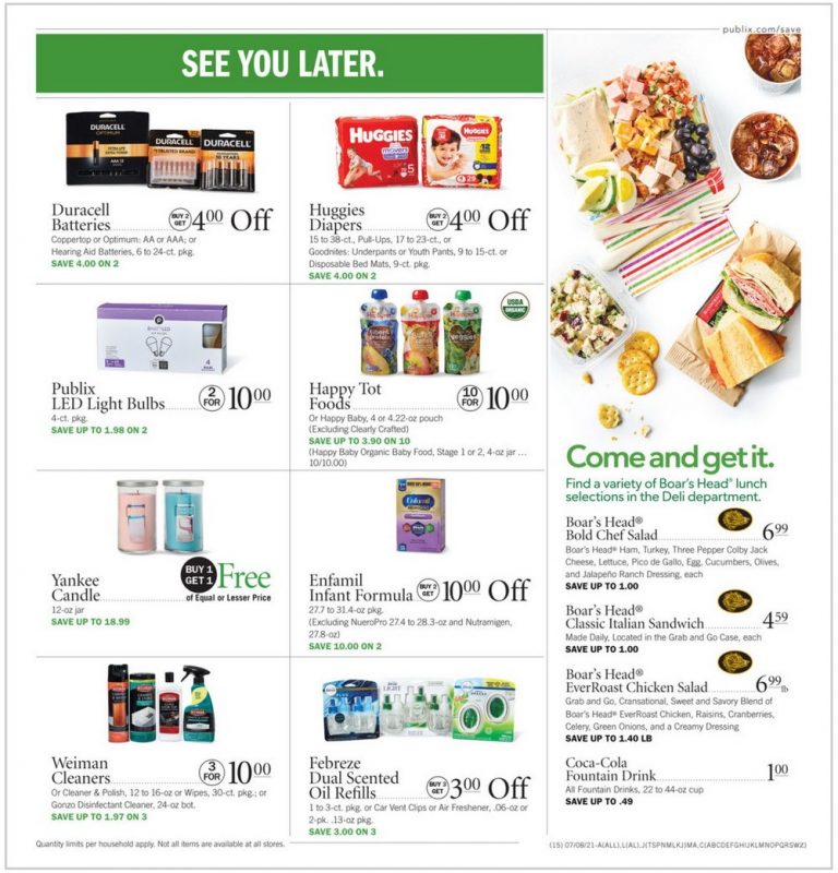 Publix Weekly Ad July 07 July 13, 2021