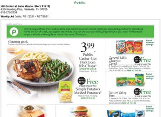 Publix Weekly Ad July 21 – July 27, 2021