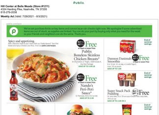 Publix Weekly Ad Jul 28 – Aug 03, 2021