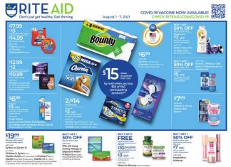 Rite Aid Weekly Ad Aug 01 – Aug 07, 2021