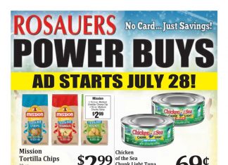Rosauers Monthly Ad Jul 28 – Aug 31, 2021