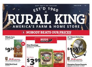 Rural King Weekly Ad Jul 29 – Aug 12, 2021