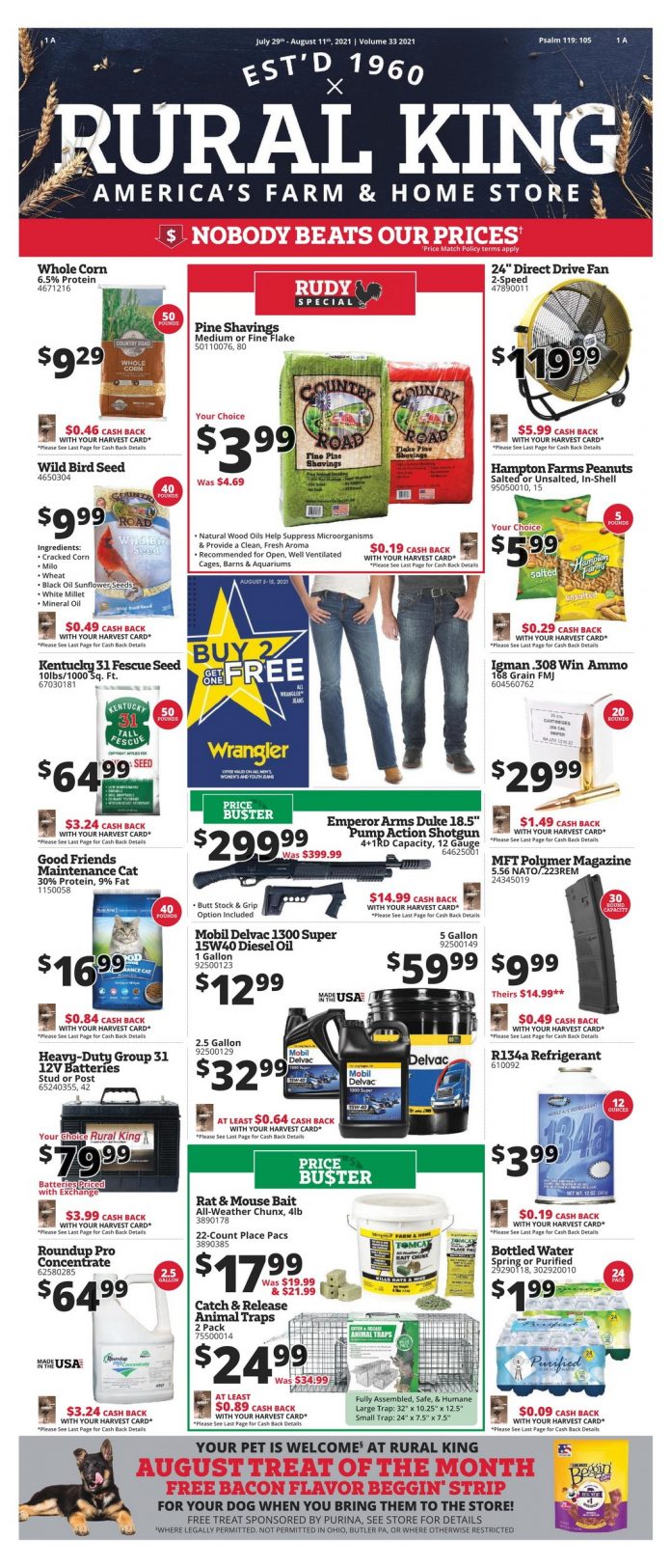 Rural King Weekly Ad Jul 29 Aug 12, 2021