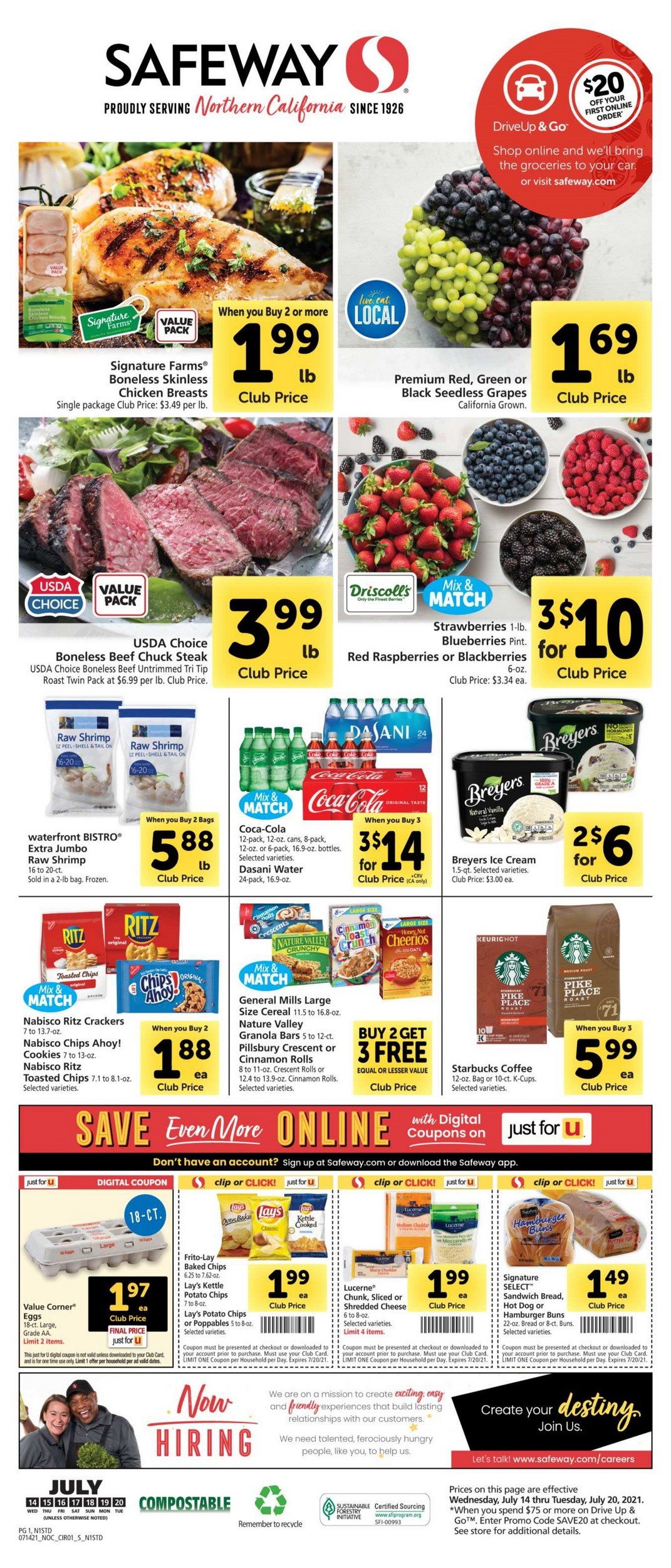 Safeway Weekly Ad Jul 14 Jul 20, 2021