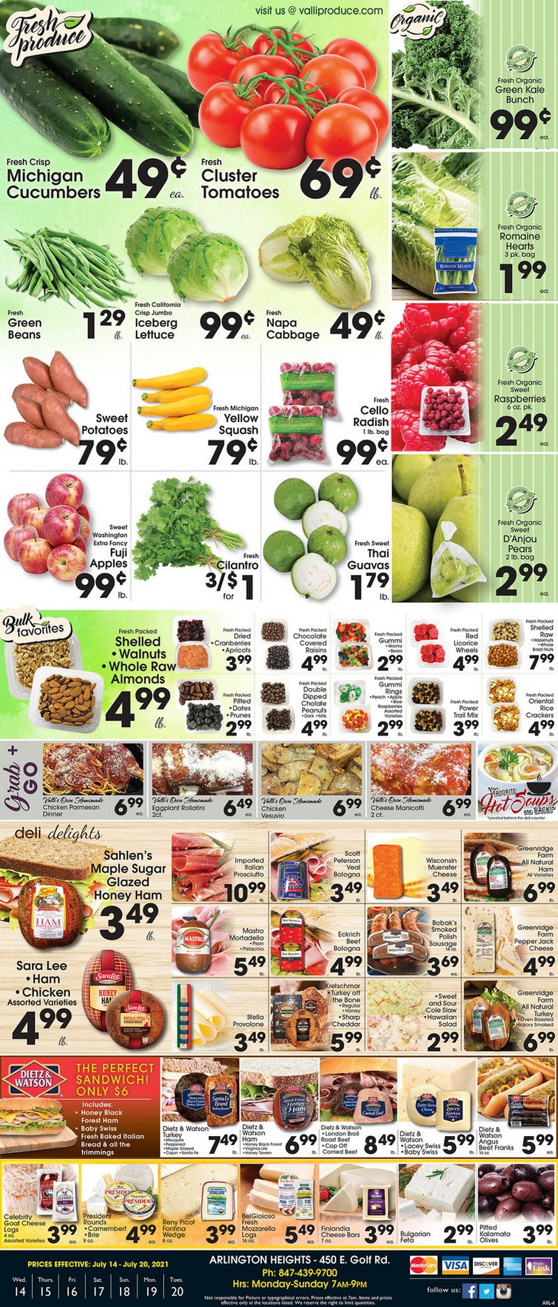 Valli Produce Weekly Ad July 14 July 20, 2021
