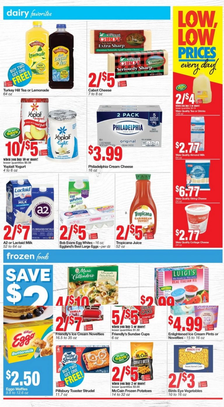 Weis Markets Weekly Ad Jul 08 Jul 15, 2021