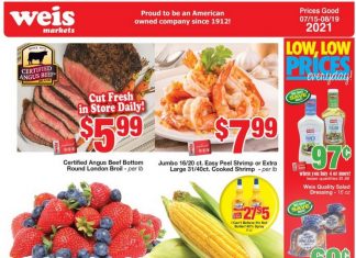 Weis Markets Monthly Ad July 15 – Aug 19, 2021