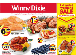 Winn-Dixie Weekly Ad Jul 14 – Jul 20, 2021