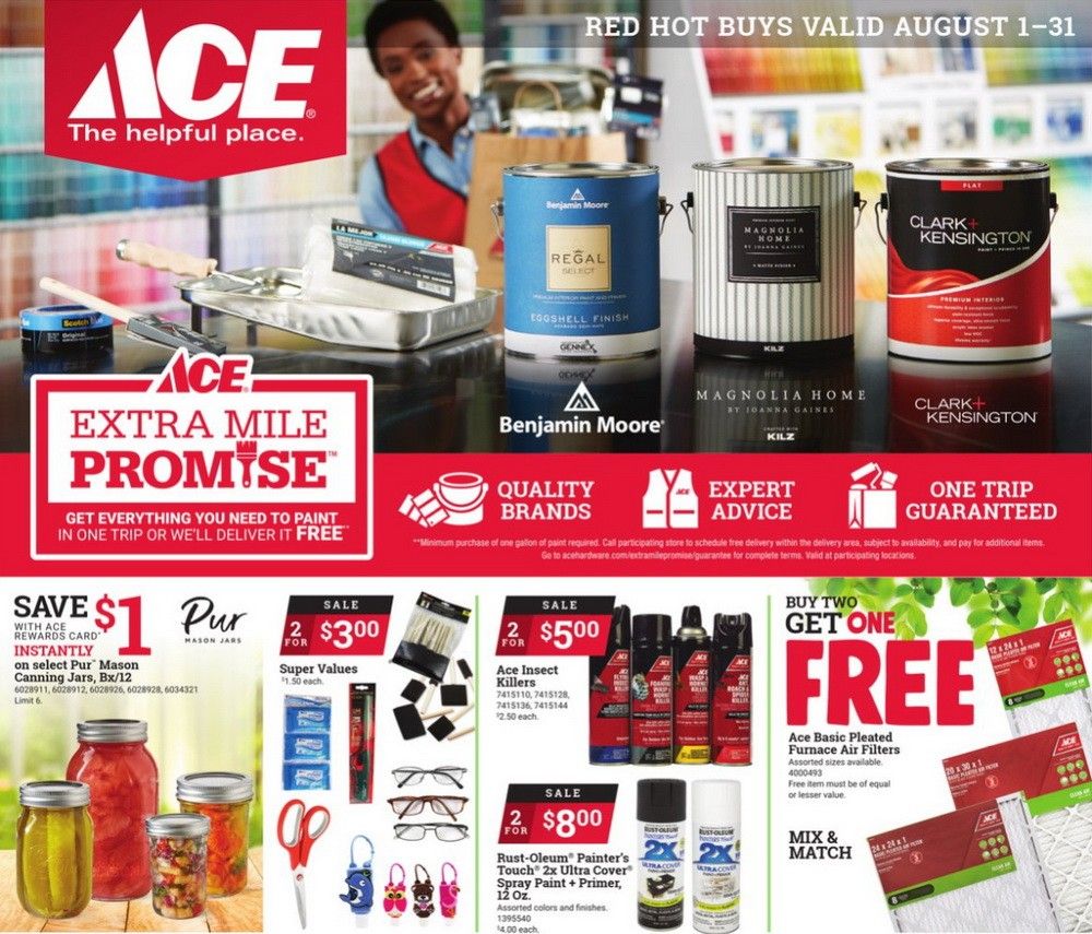ACE Hardware Monthly Ad Aug 01 Aug 31, 2021