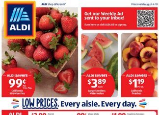 ALDI Weekly Ad Aug 04 – Aug 10, 2021