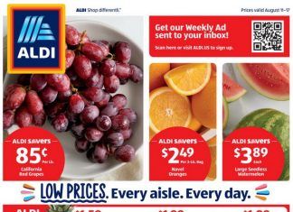 ALDI Weekly Ad Aug 11 – Aug 17, 2021