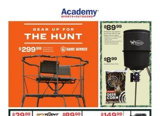 Academy Sports + Outdoors Hunting Ad Aug 23 – Aug 29, 2021