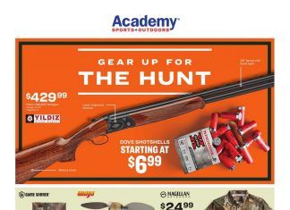 Academy Sports + Outdoors Hunting Ad Aug 30 – Sep 12, 2021