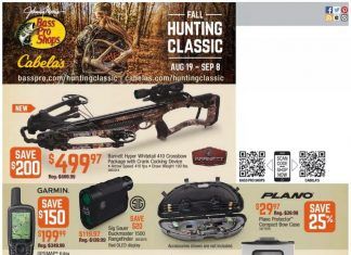 Bass Pro Shops Fall Hunting Classic Sale Aug 19 – Sep 08, 2021