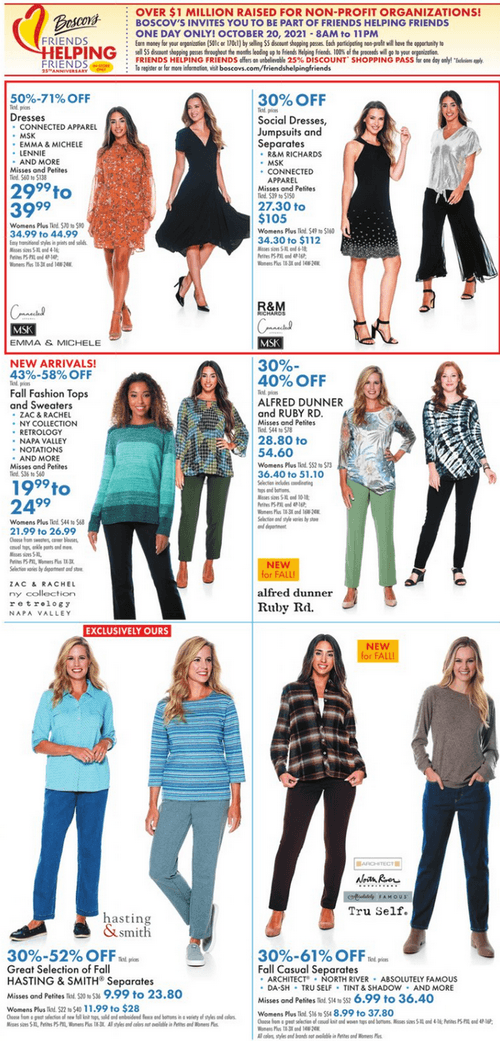 Boscov's Labor Day Sale Aug 19 Aug 25, 2021
