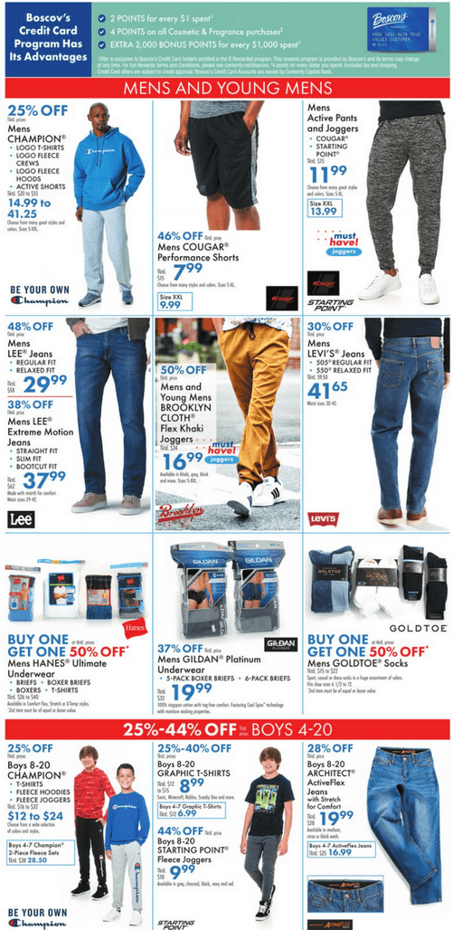 Boscov's Labor Day Sale Aug 19 Aug 25, 2021