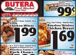 Butera Weekly Ad Aug 18 – Aug 24, 2021