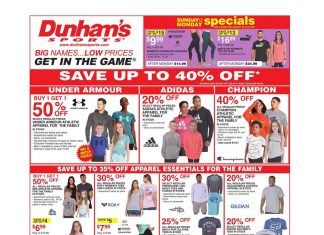 Dunham’s Sports Weekly Ad Aug 27 – Sep 03, 2021