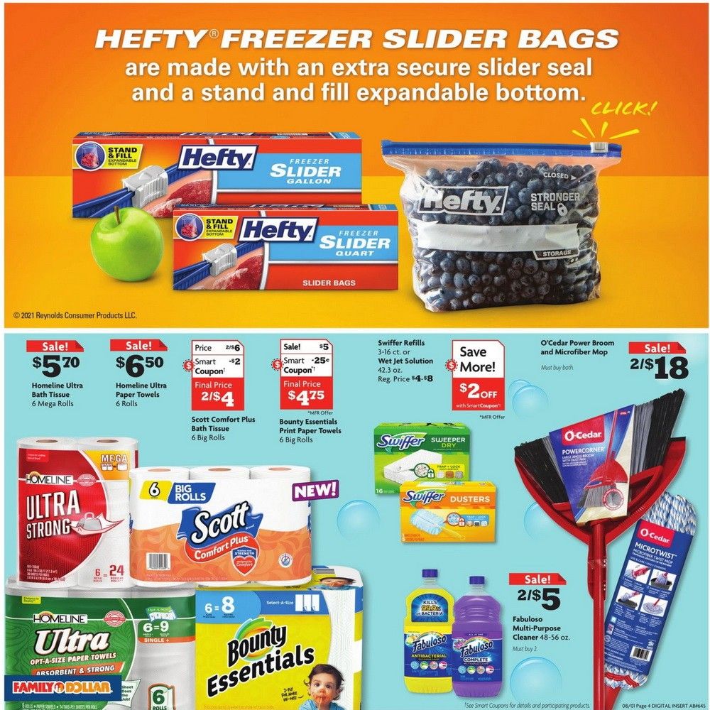 Family Dollar Weekly Ad Aug 01 Aug 08, 2021